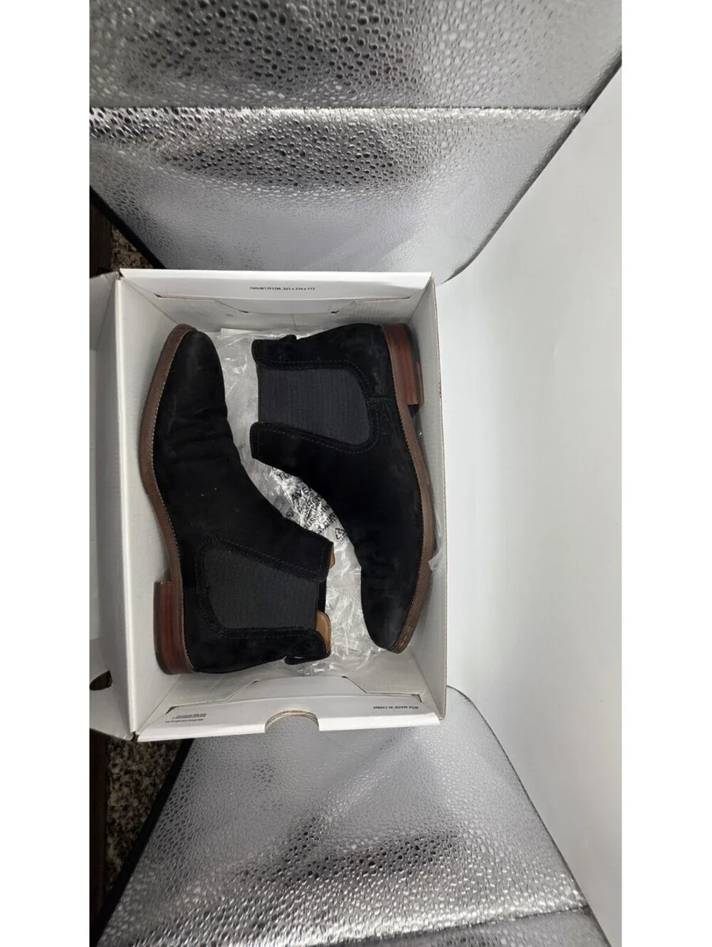 Aldo Biondi Chelsea Boots Men’s 7.5 Black Suede